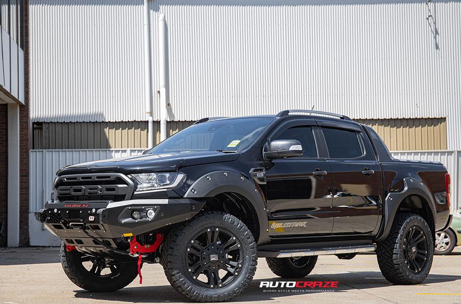 FORD RANGER MONSTER XD MATTE BLACK