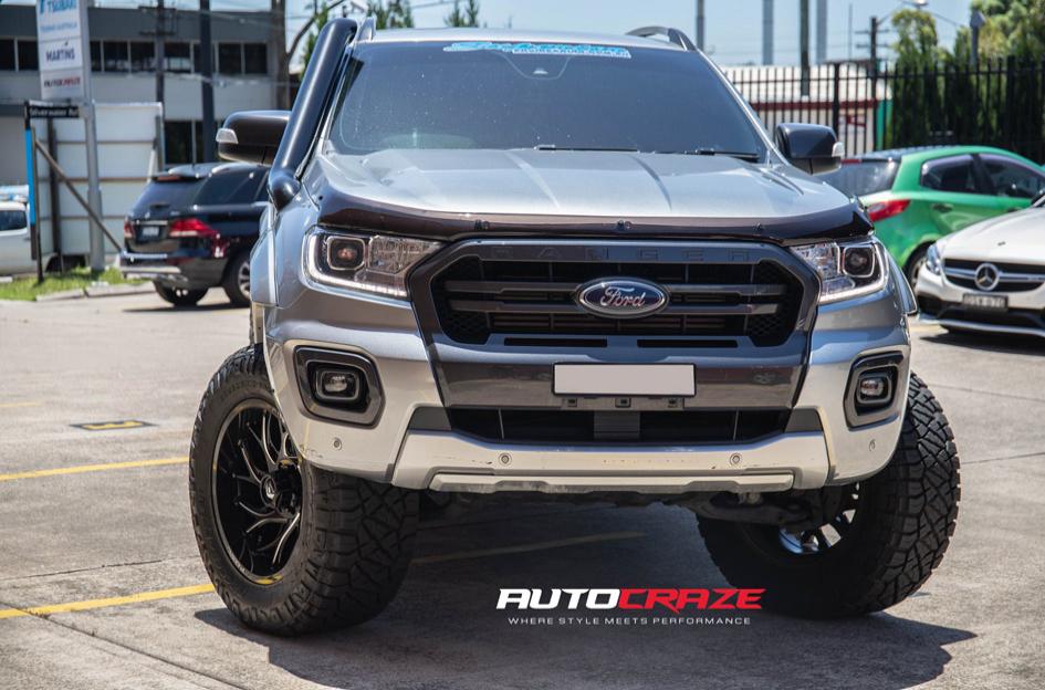FORD RANGER RUNNER GLOSS BLACK MILLED