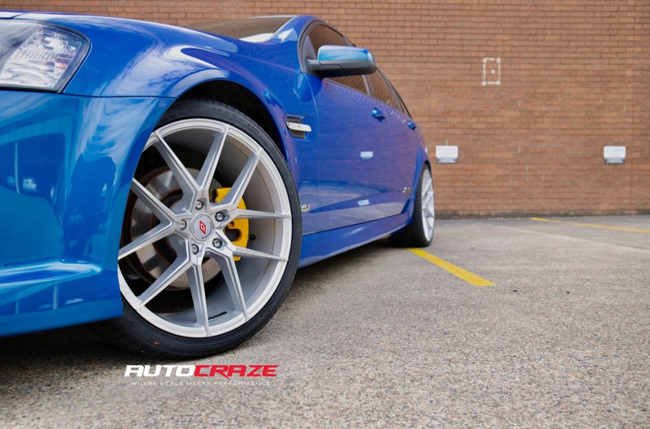 HOLDEN COMMODORE IFG39 SILVER MACHINED FACE