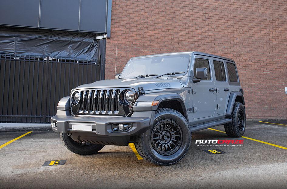 JEEP WRANGLER KM542 IMPACT SATIN BLACK
