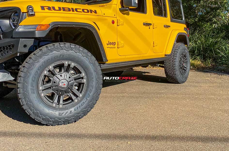 JEEP WRANGLER MONSTER XD 2 MATTE BLACK