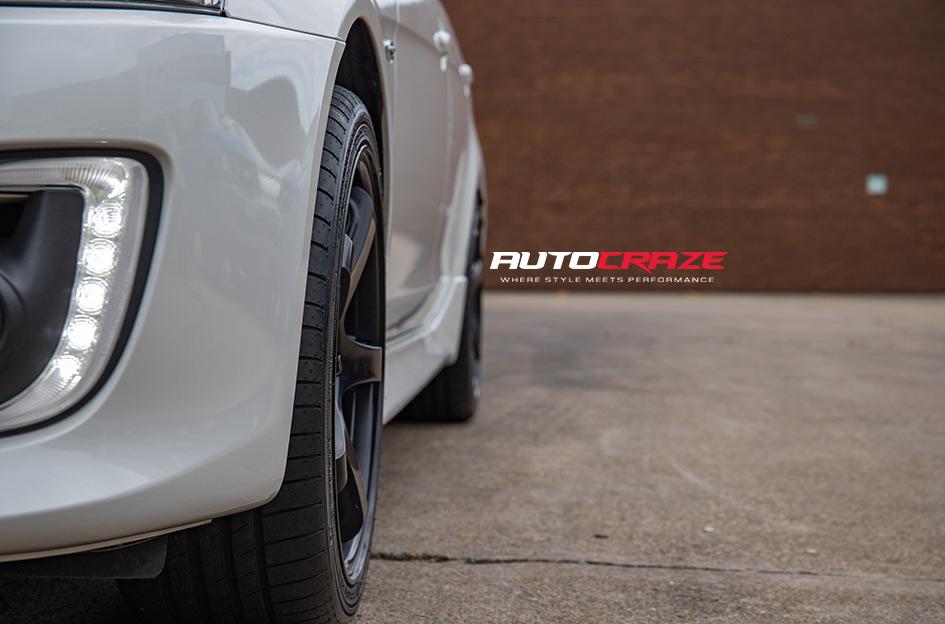 MITSUBISHI LANCER VELOCITY GRAPHITE MACHINED FACE
