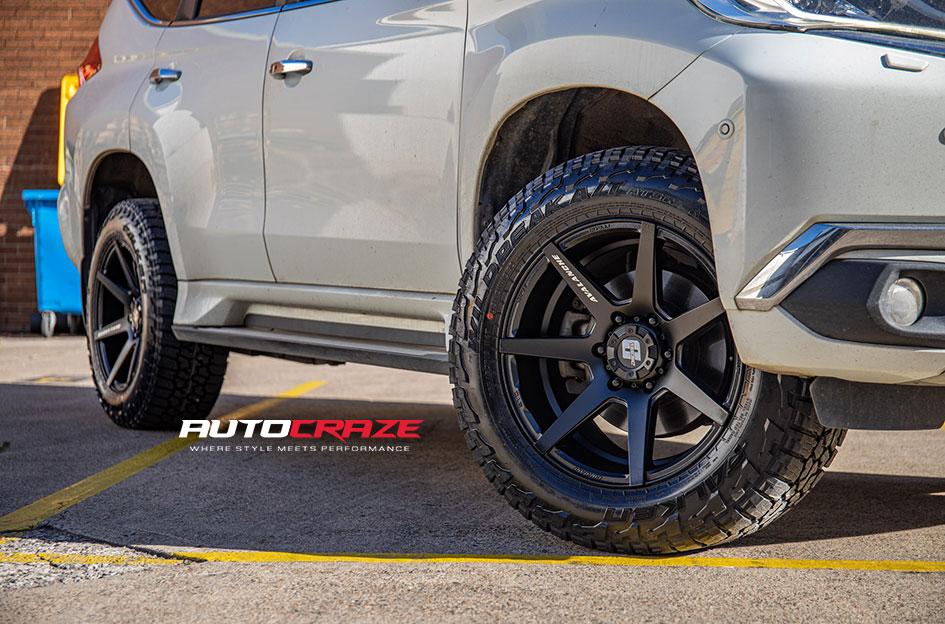 MITSUBISHI PAJERO AVALANCHE MATTE BLACK FRONT MILLED