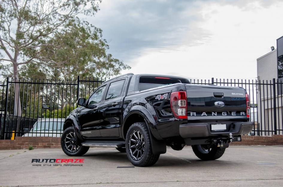 FORD RANGER GD05 MATTE BLACK MILLED ACCENTS