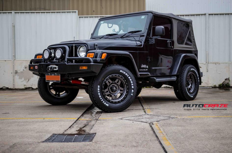 JEEP WRANGLER ANZA MATTE ANTHRACITE WITH BLACK RING 3