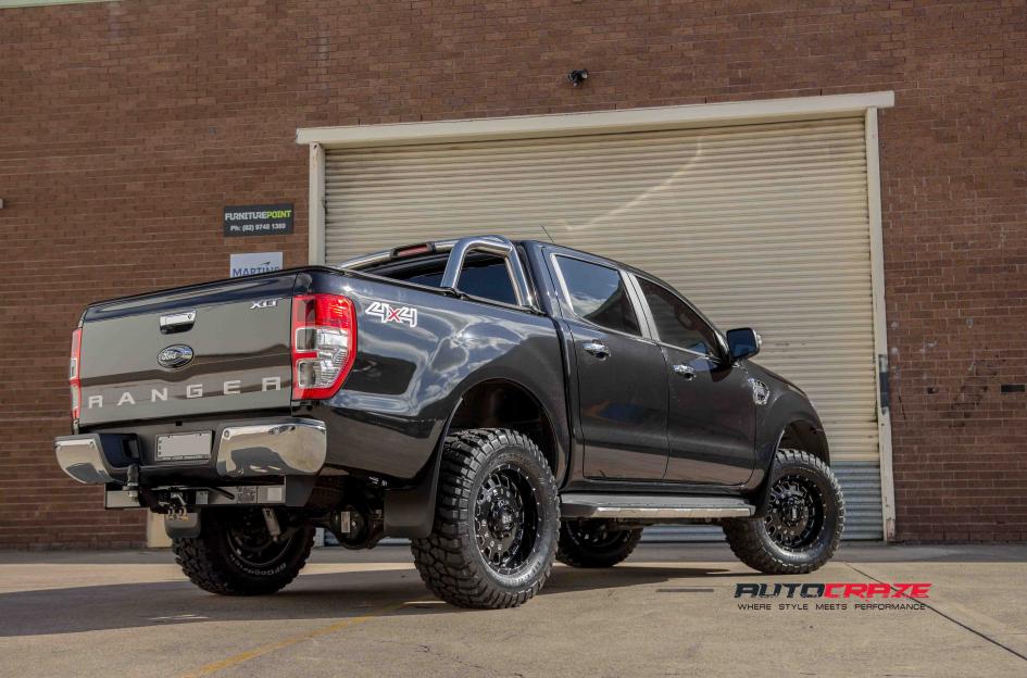 FORD RANGER GD03 GLOSS BLACK MILLED ACCENTS 5