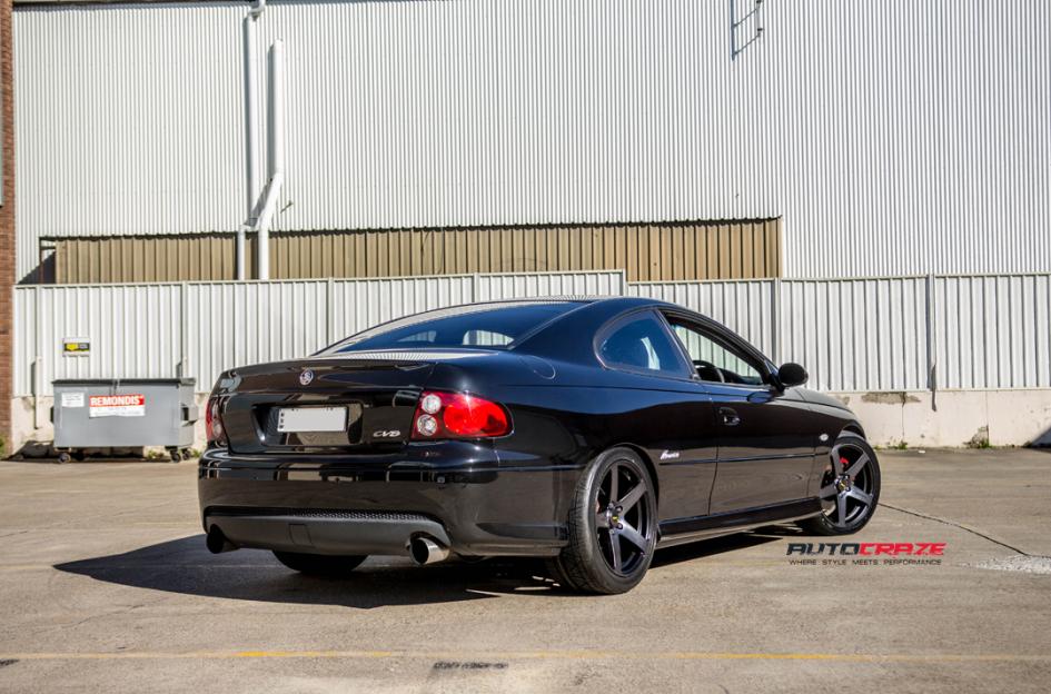 HOLDEN MONARO FRC BLACK MACHINED WITH DARK TINT