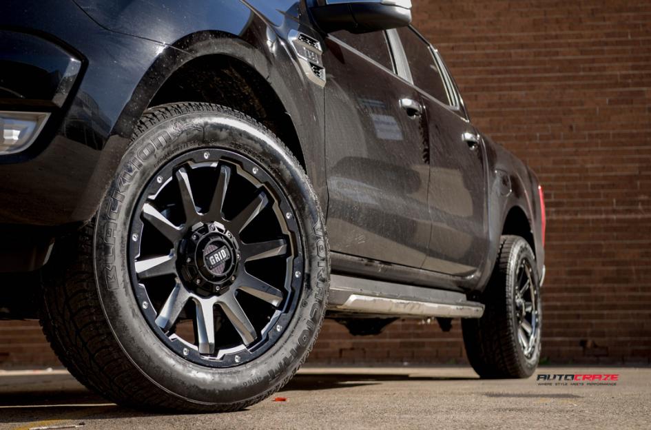 FORD RANGER GRID GD05 MATTE BLACK MILLED ACCENTS 3