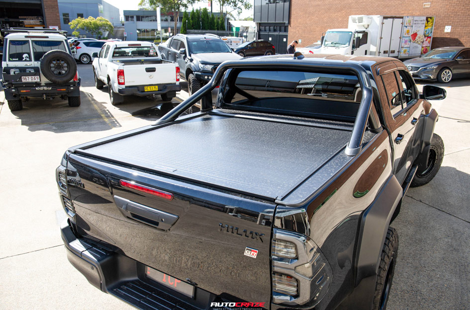 TOYOTA HILUX KMC GRS SATIN BLACK