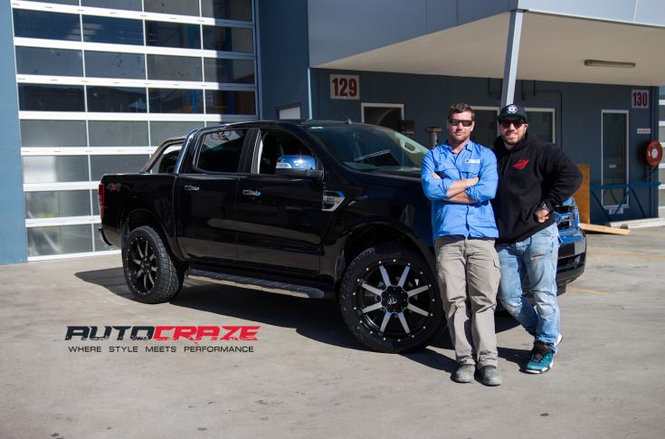 FORD RANGER MAVERICK BLACK MACHINED FACE