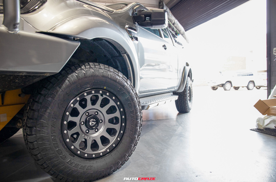 FORD RANGER PX FUEL VECTOR MATTE GUN METAL