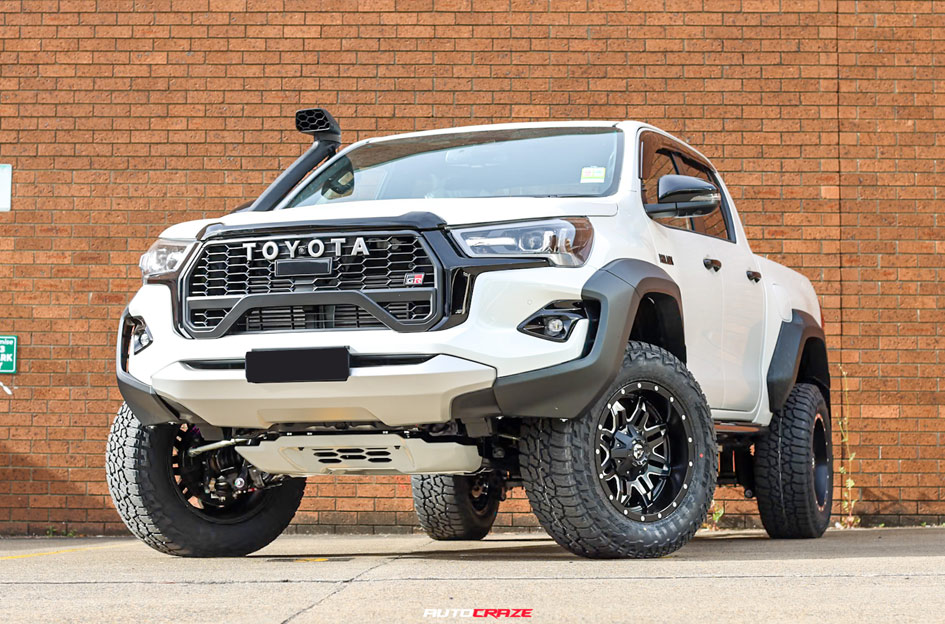 TOYOTA HILUX GR FUEL LETHAL GLOSS BLACK MILLED ACCENTS
