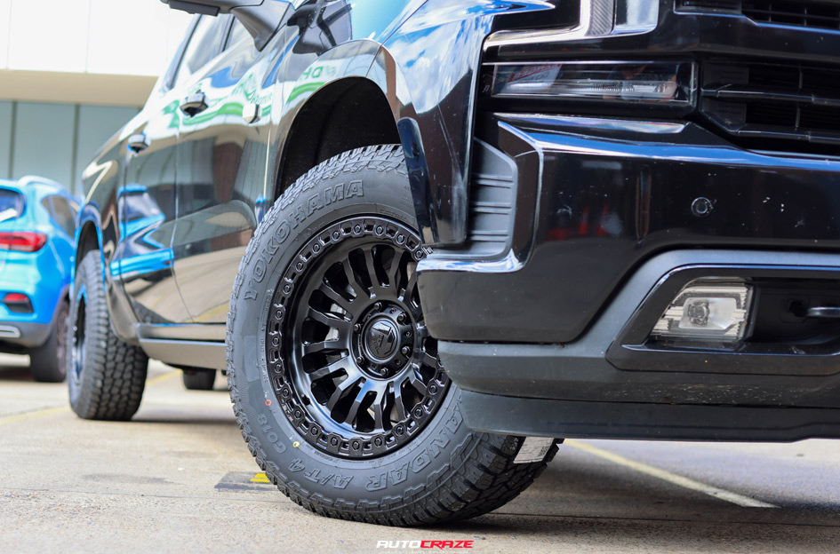 CHEVROLET SILVERADO FUEL RINCON MATTE BLACK
