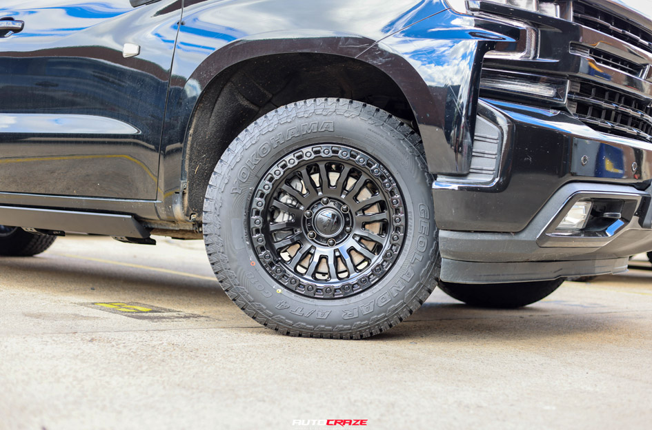 CHEVROLET SILVERADO FUEL RINCON MATTE BLACK