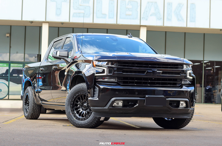 CHEVROLET SILVERADO FUEL RINCON MATTE BLACK