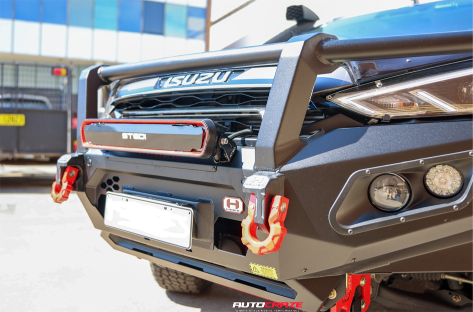 ISUZU MU-X ROH ASSAULT MATT BLACK GRAPHITE FACE