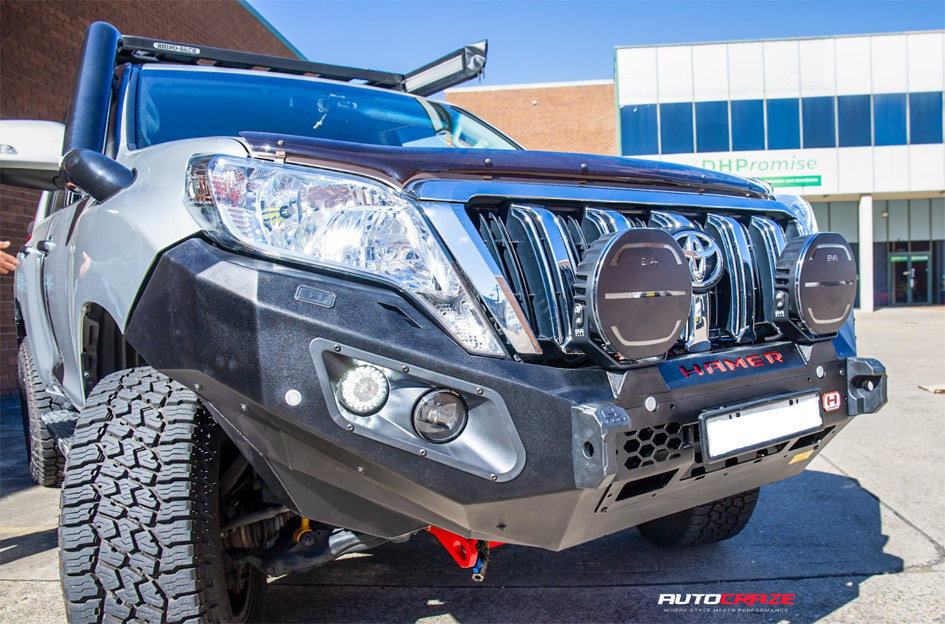 TOYOTA LANDCRUISER PRADO 150 BLACK RHINO KELSO MATTE BLACK