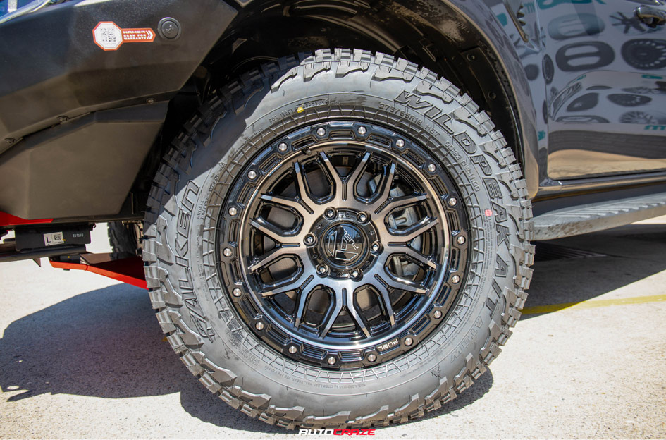 FORD RANGER NEXT GEN FUEL SURGE GLOSS BLACK GRAY TINT