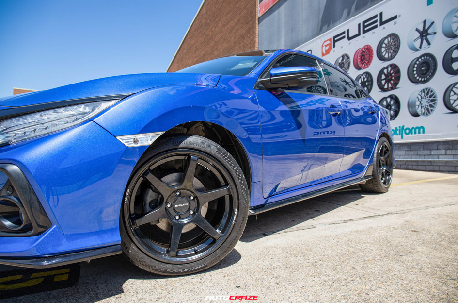 HONDA CIVIC MOTEGI MR160 MATTE BLACKBIRD METALLIC