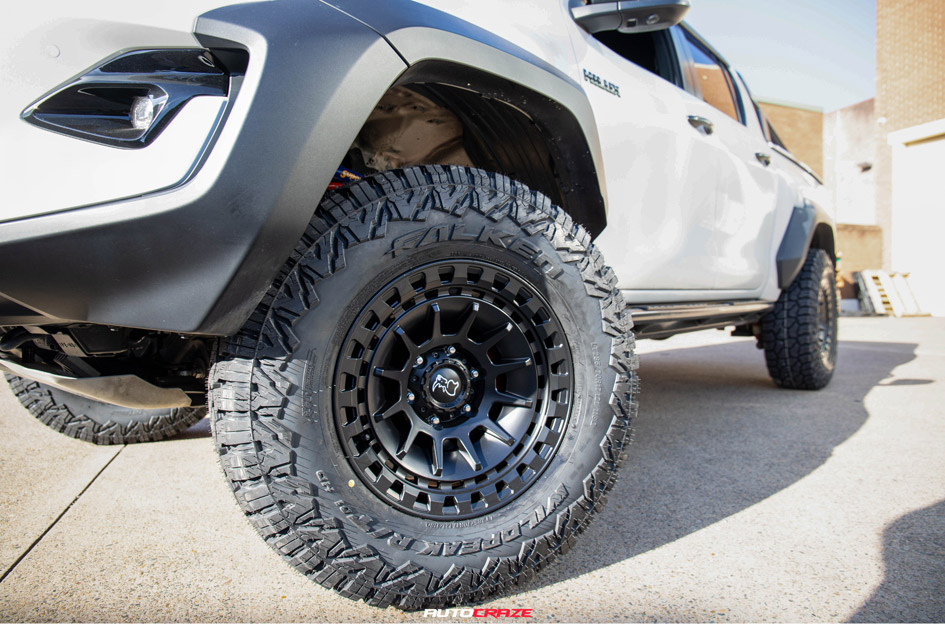 TOYOTA HILUX GR BLACK RHINO BARRAGE MATTE BLACK
