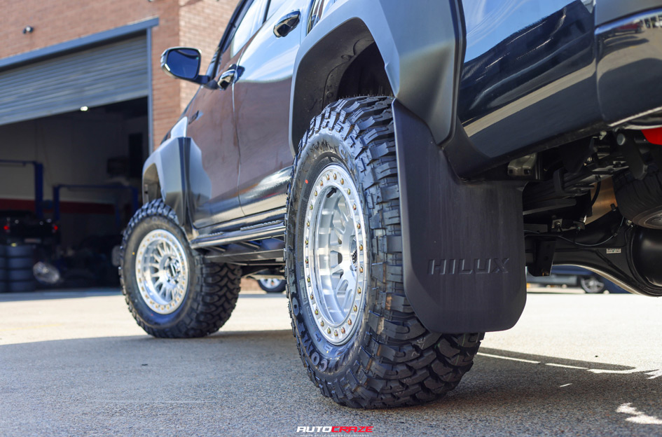 TOYOTA HILUX GR KMC IMS GLOSS SILVER W/ MACHINED FACE