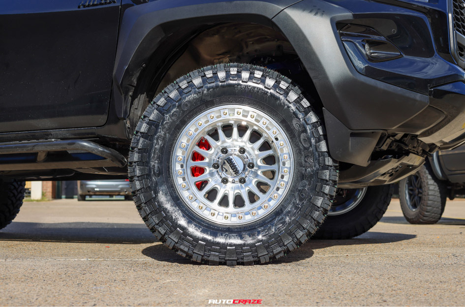 TOYOTA HILUX GR KMC IMS GLOSS SILVER W/ MACHINED FACE