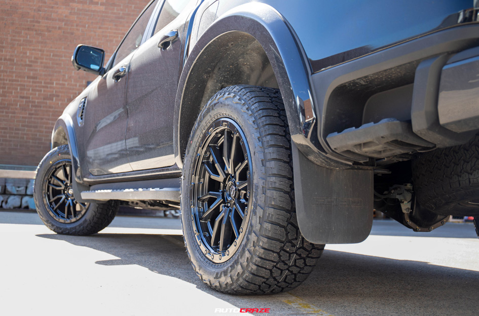 FORD RANGER NEXT GEN FUEL REBEL 6 MATTE BLACK