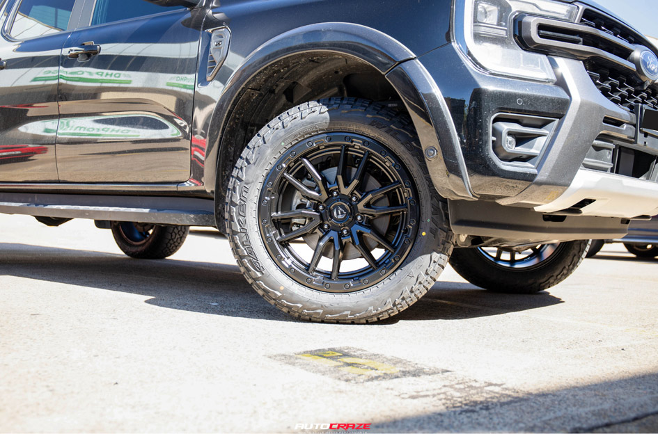 FORD RANGER NEXT GEN FUEL REBEL 6 MATTE BLACK