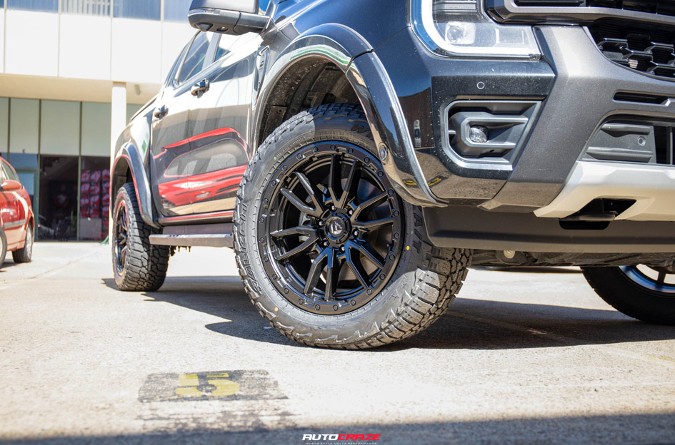 FORD RANGER NEXT GEN FUEL REBEL 6 MATTE BLACK