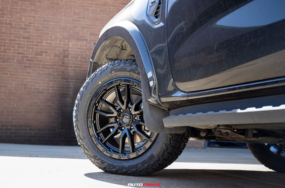 FORD RANGER NEXT GEN FUEL REBEL 6 MATTE BLACK