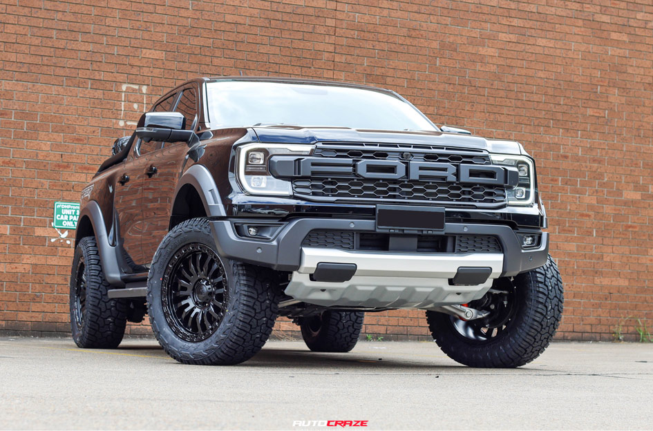 FORD RANGER RAPTOR NEXT GEN FUEL RINCON MATTE BLACK
