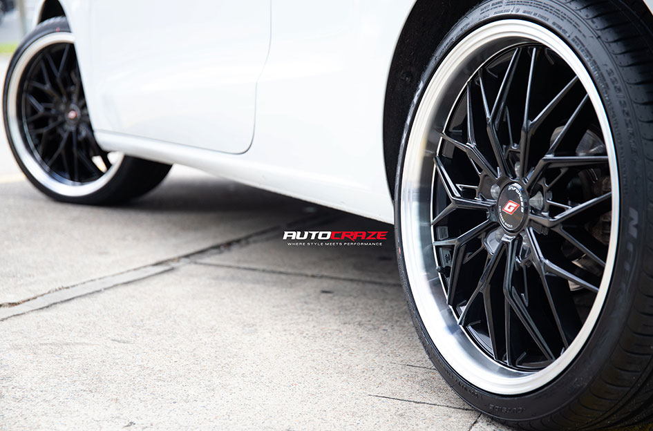 AUDI A1 INFORGED KIKI 5588 BLACK MACHINED LIP 