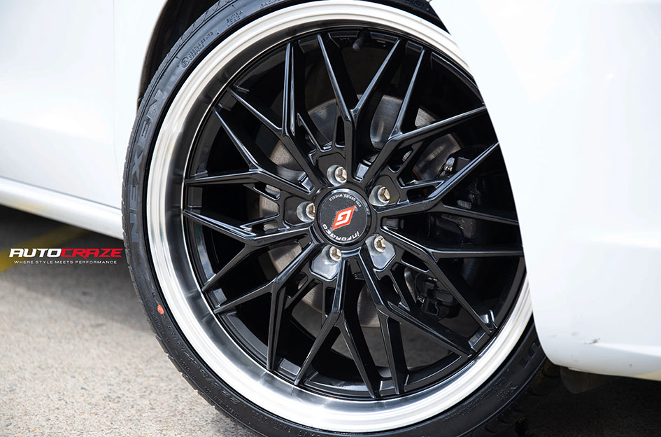 AUDI A1 INFORGED KIKI 5588 BLACK MACHINED LIP 