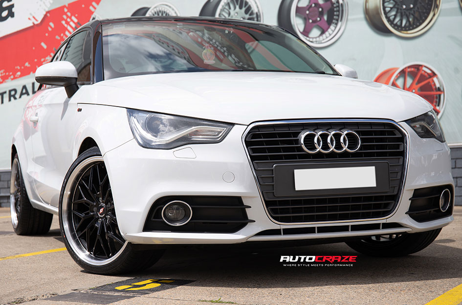 AUDI A1 INFORGED KIKI 5588 BLACK MACHINED LIP 