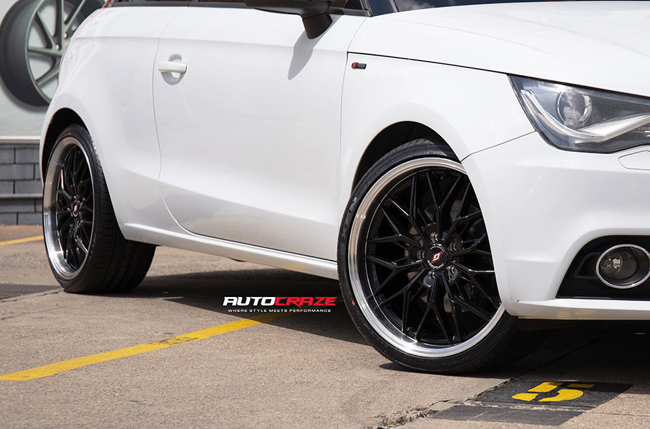AUDI A1 INFORGED KIKI 5588 BLACK MACHINED LIP 