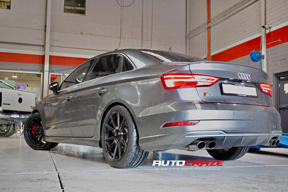 Audi S3 Enkei SC46 Matte Black