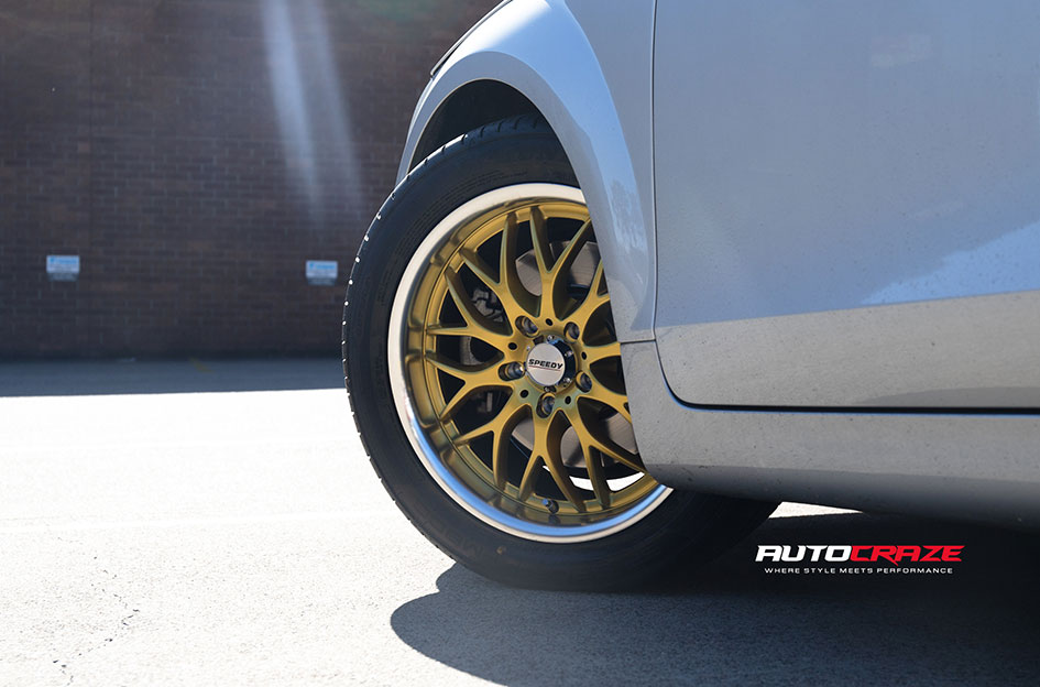 AUDI TT SPEEDY CHEETAH GOLD/MACHINED LIP