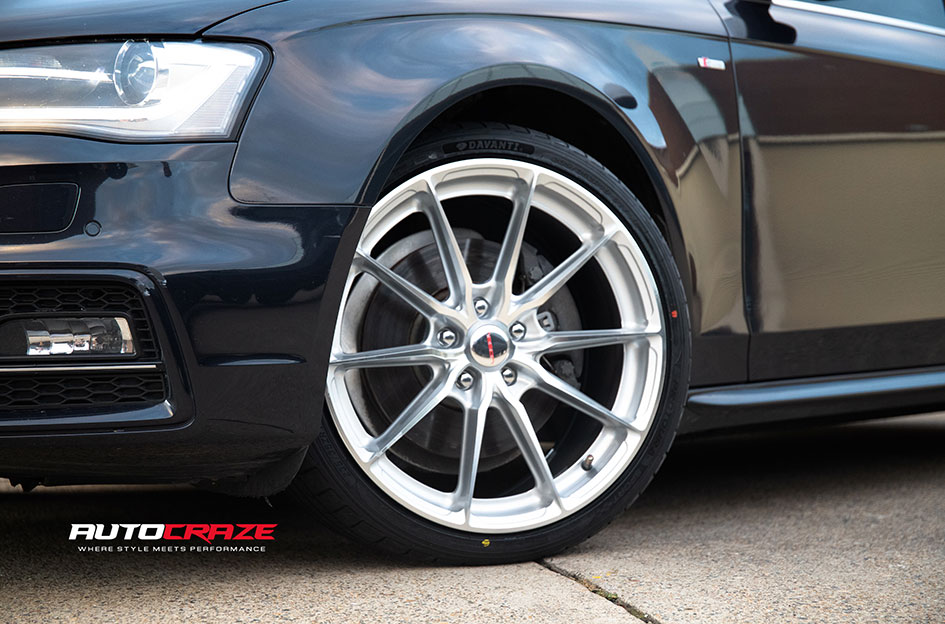 AUDI A4 MASON ZR6 SILVER POLISHED