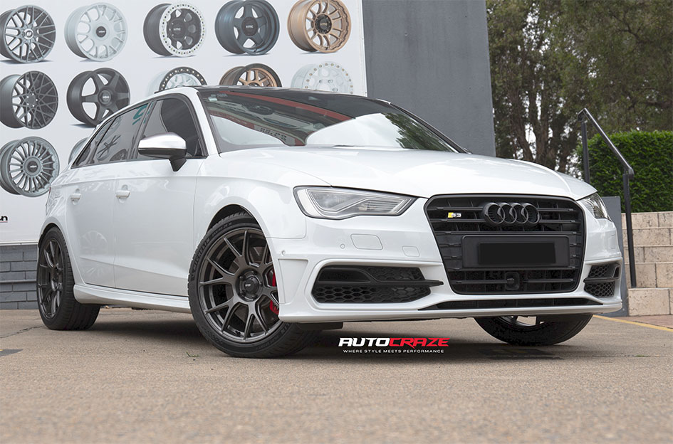 AUDI S3 KONIG AMPLIFORM DARK METALLIC GRAPHITE