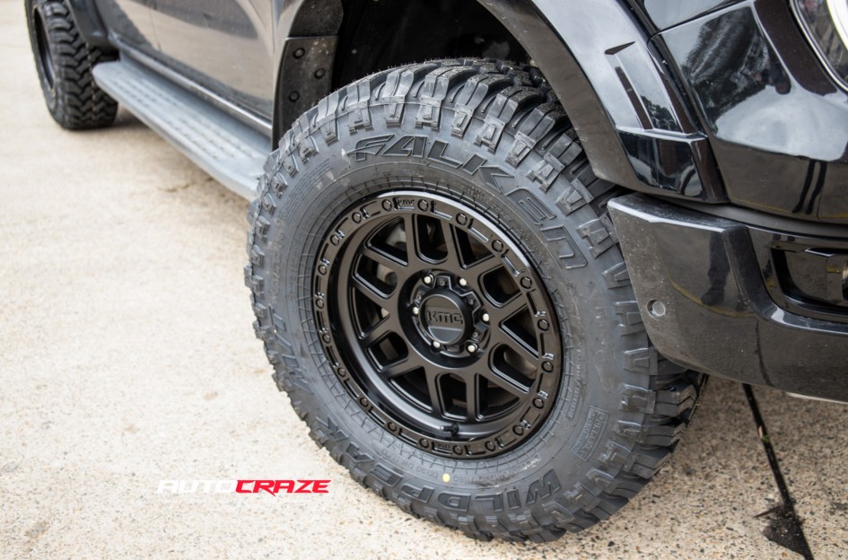FORD RANGER NEXT GEN RAPTOR NEXT GEN KMC GRENADE MATTE BLACK