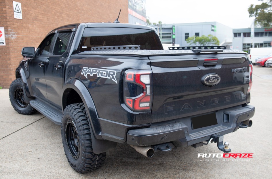FORD RANGER NEXT GEN RAPTOR NEXT GEN KMC GRENADE MATTE BLACK