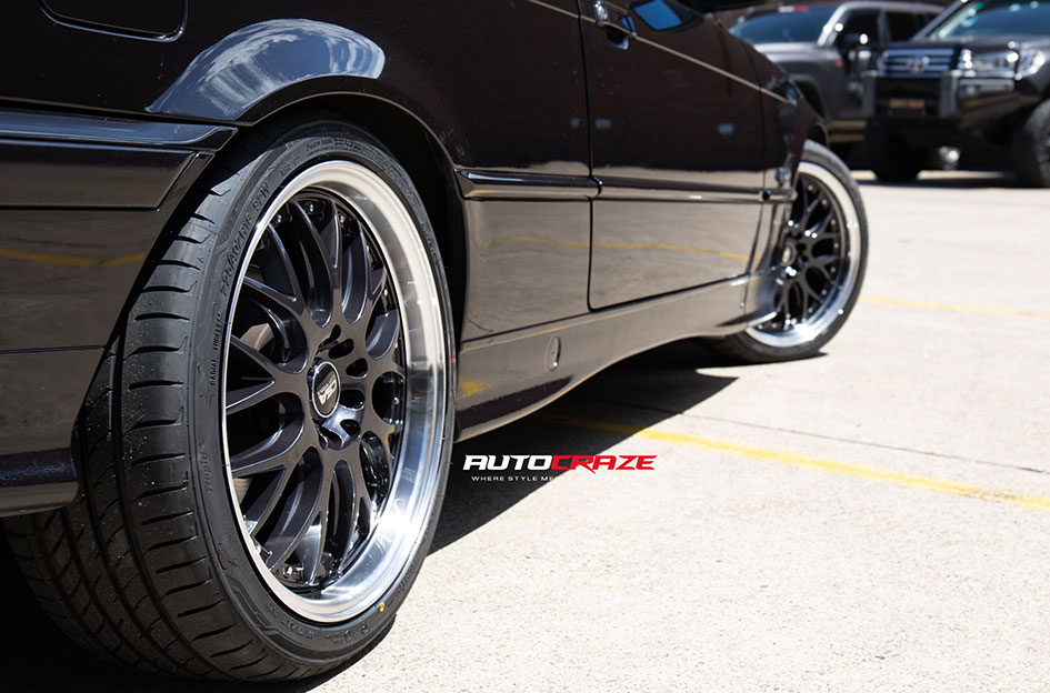 BMW 3 SERIES CSA MAKO GUNMETAL BLACK MACHINED LIP