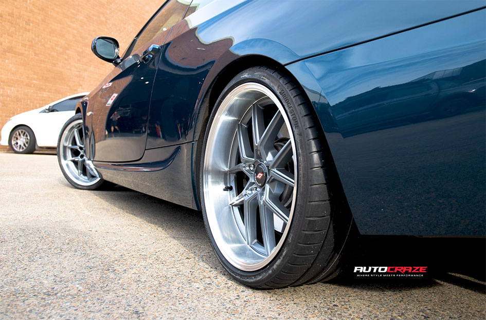 BMW 3 SERIES INFORGED KIKI5566 GUN METAL MACHINED LIP