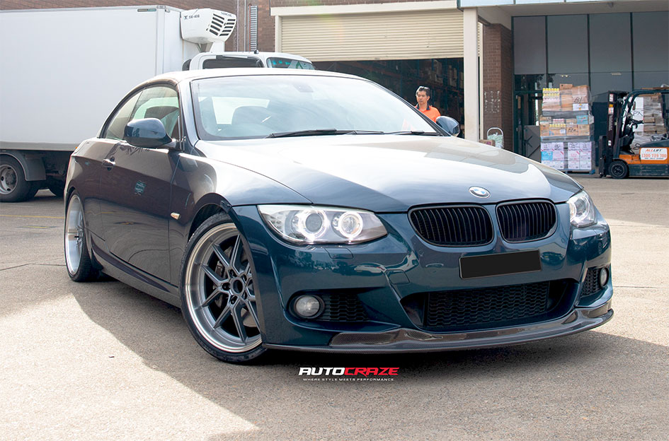 BMW 3 SERIES INFORGED KIKI5566 GUN METAL MACHINED LIP