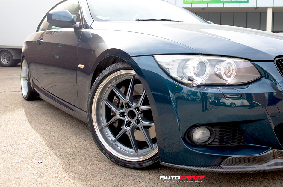 BMW 3 SERIES INFORGED KIKI5566 GUN METAL MACHINED LIP