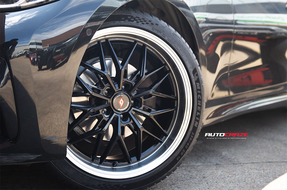 BMW 3 SERIES INFORGED KIKI5588 BLACK POLISHED LIP