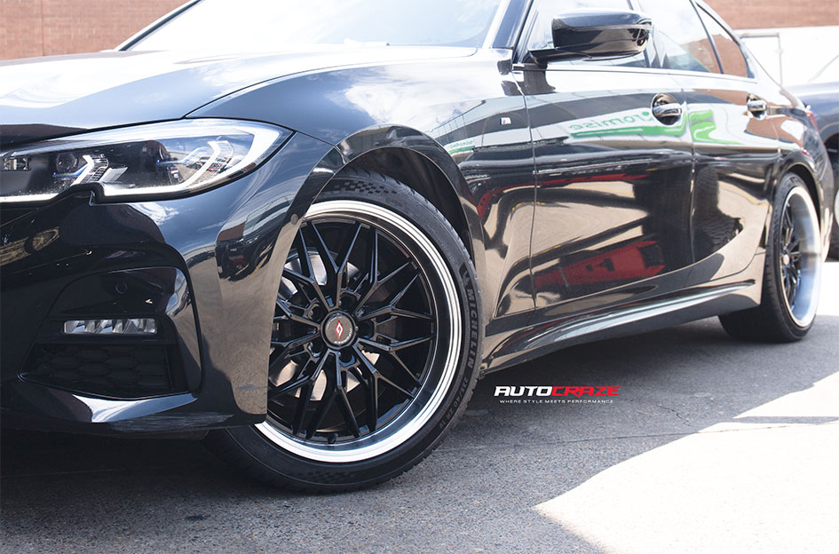 BMW 3 SERIES INFORGED KIKI5588 BLACK POLISHED LIP