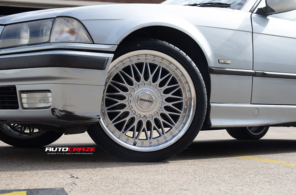 BMW 3 SERIES E36 SPEEDY IMPALA SILVER MACHINED