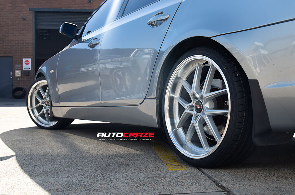 BMW 5 SERIES INFORGED KIKI5566 SILVER MACHINED FACE