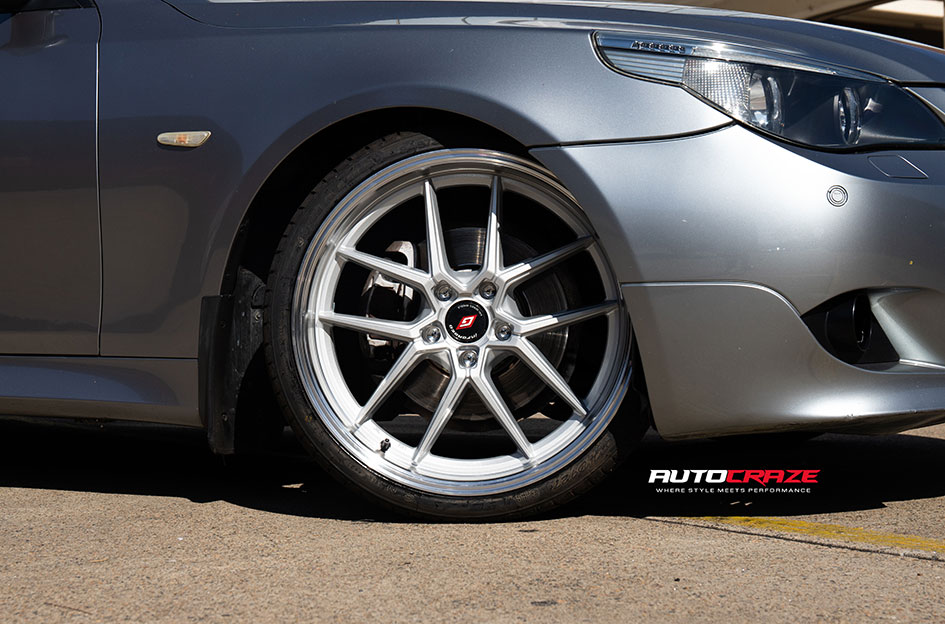 BMW 5 SERIES INFORGED KIKI5566 SILVER MACHINED FACE